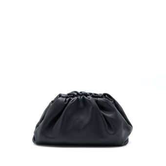 Bottega Veneta Teen Pouch Calfskin Black