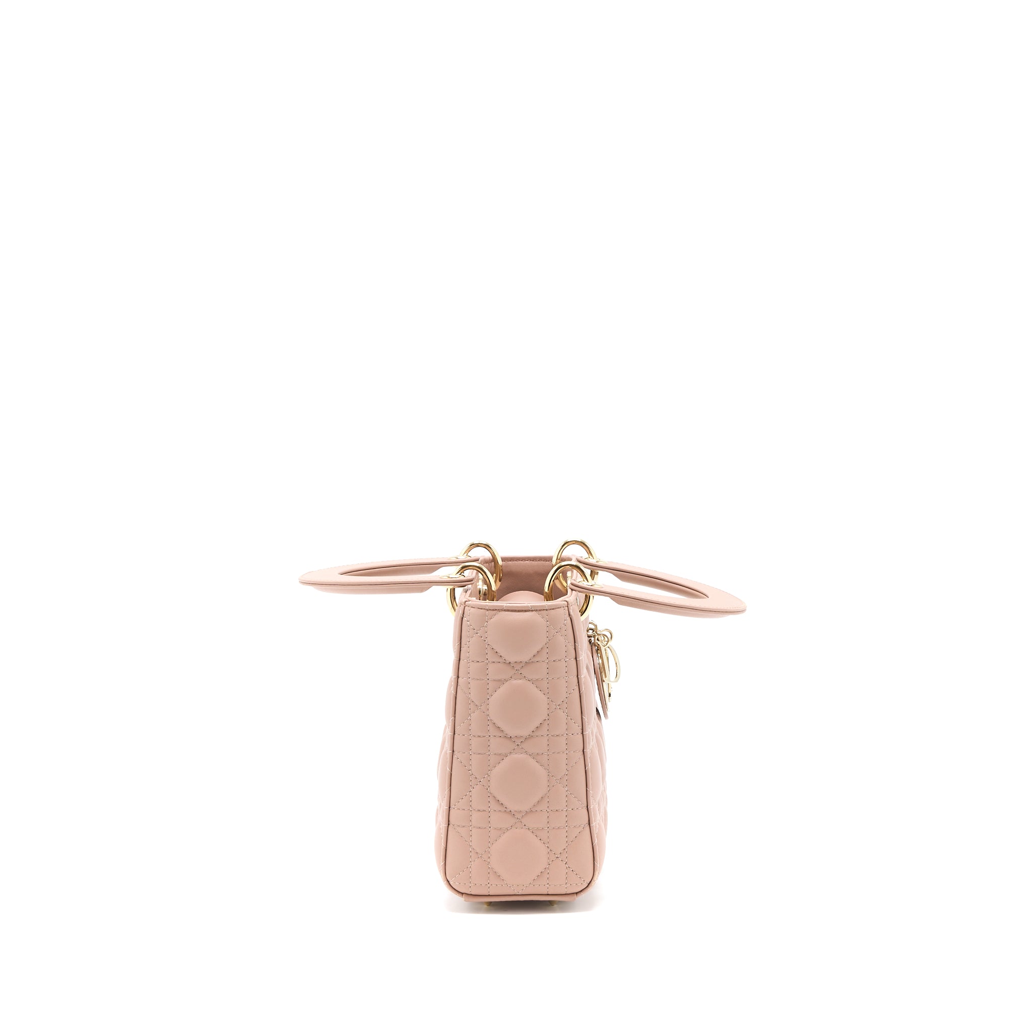 Dior Small Lady Dior My ABCDior Bag Lambskin Pink LGHW - Image 4