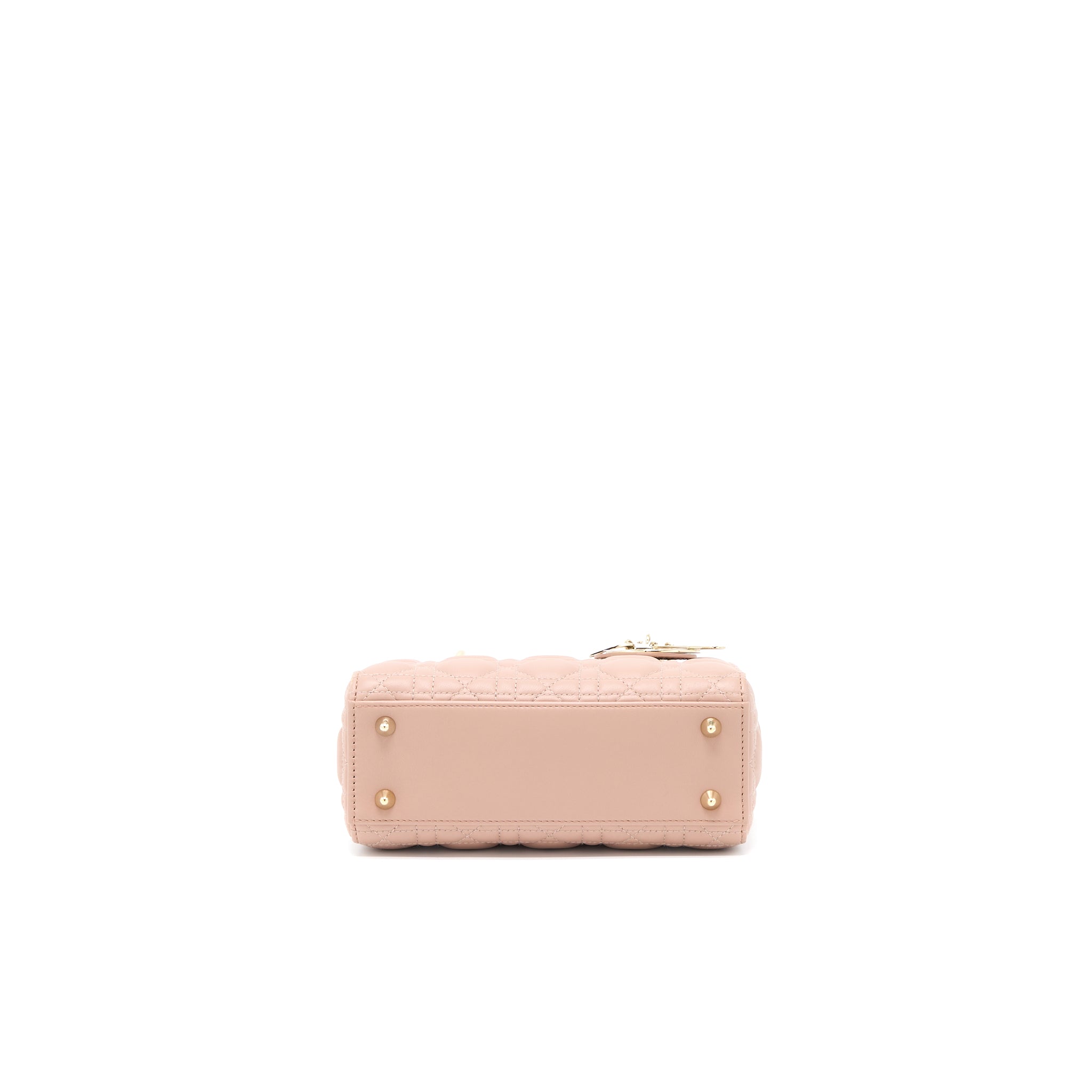 Dior Small Lady Dior My ABCDior Bag Lambskin Pink LGHW - Image 5