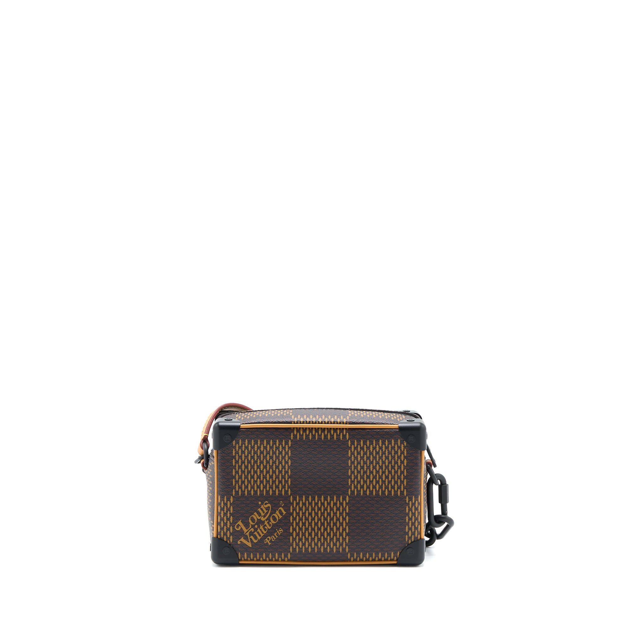 Louis Vuitton X Nigo Mini Soft Trunk Damier Ebene Matte Black Hardware - Image 2