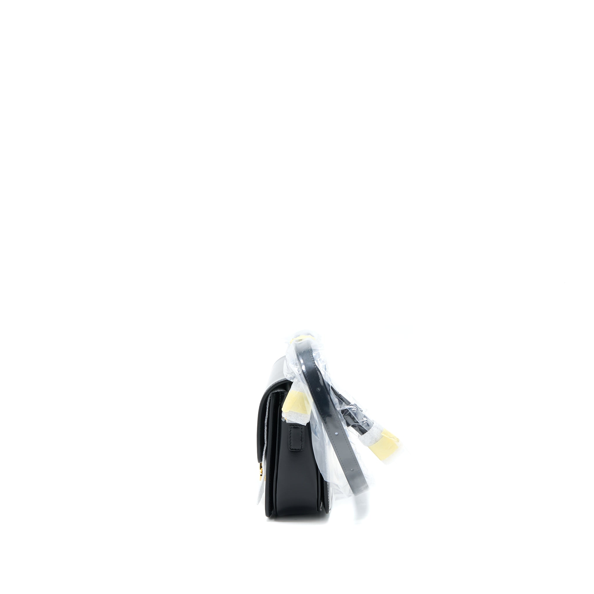 Celine Teen Triomphe Shoulder Bag Calfskin Black GHW - Image 3