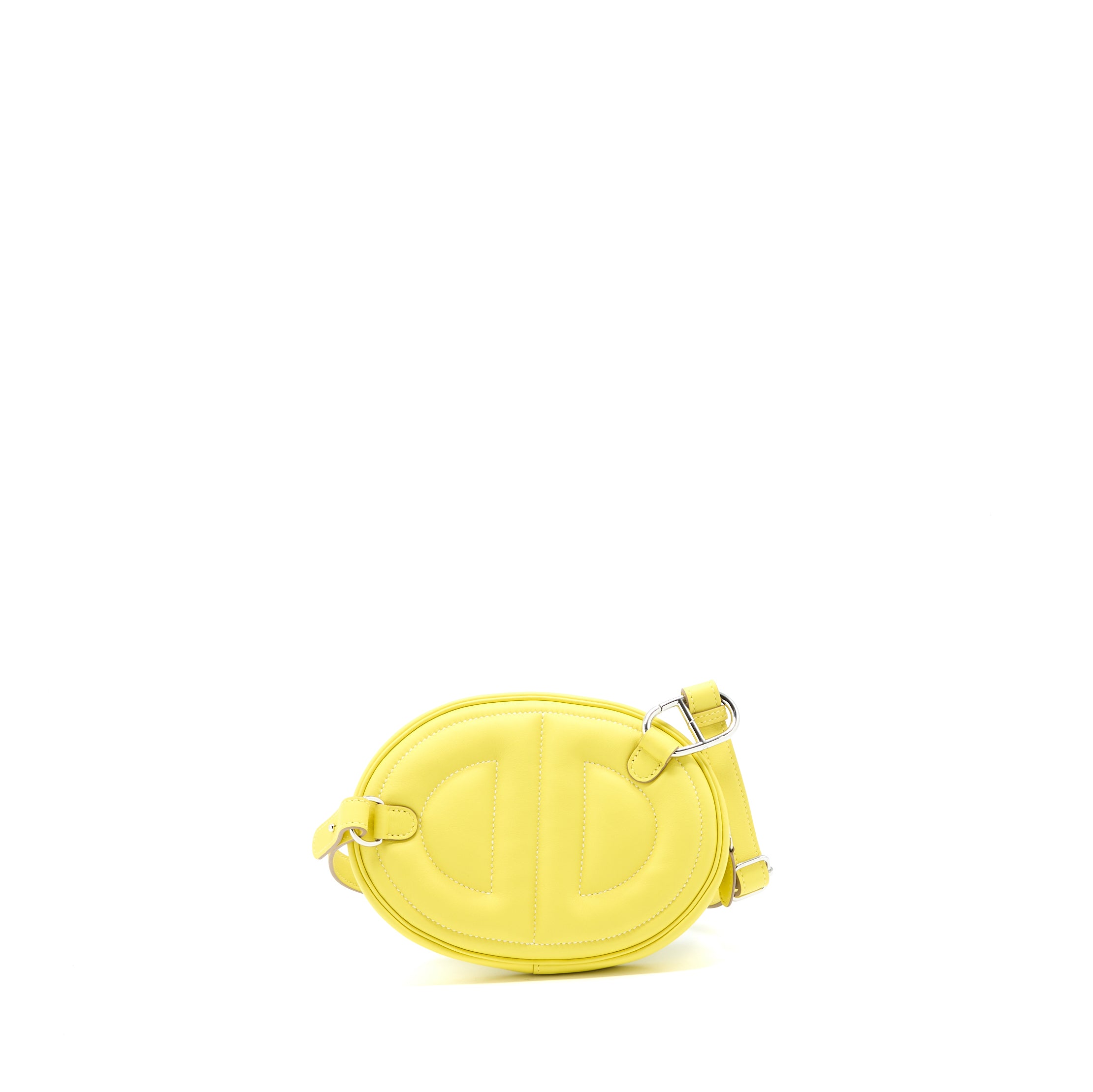Hermes In The Loop Belt Bag Swift Lime/Sesame SHW Stamp U - Image 2