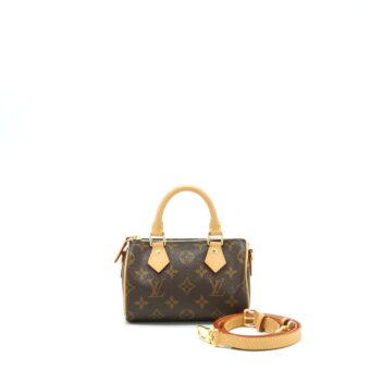 Louis Vuitton New Nano Speedy Monogram Canvas Year 2022