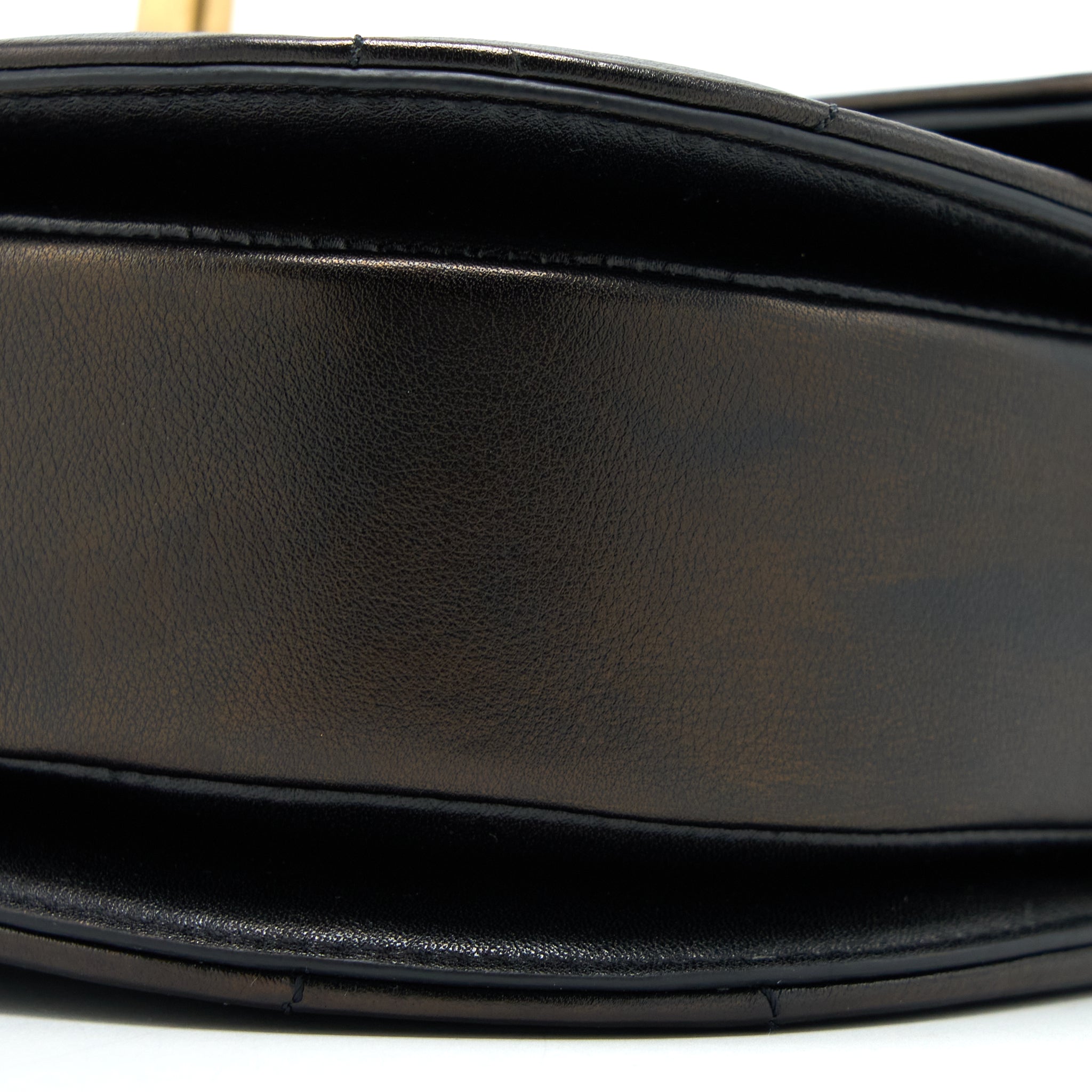 Chanel 21S Moon Messenger Bag Calfskin Black GHW - Image 12