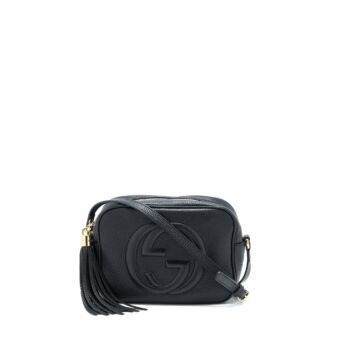Gucci Soho Disco Camera Bag Calfskin Black LGHW