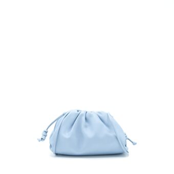 Bottega Veneta Mini Pouch Ice Blue