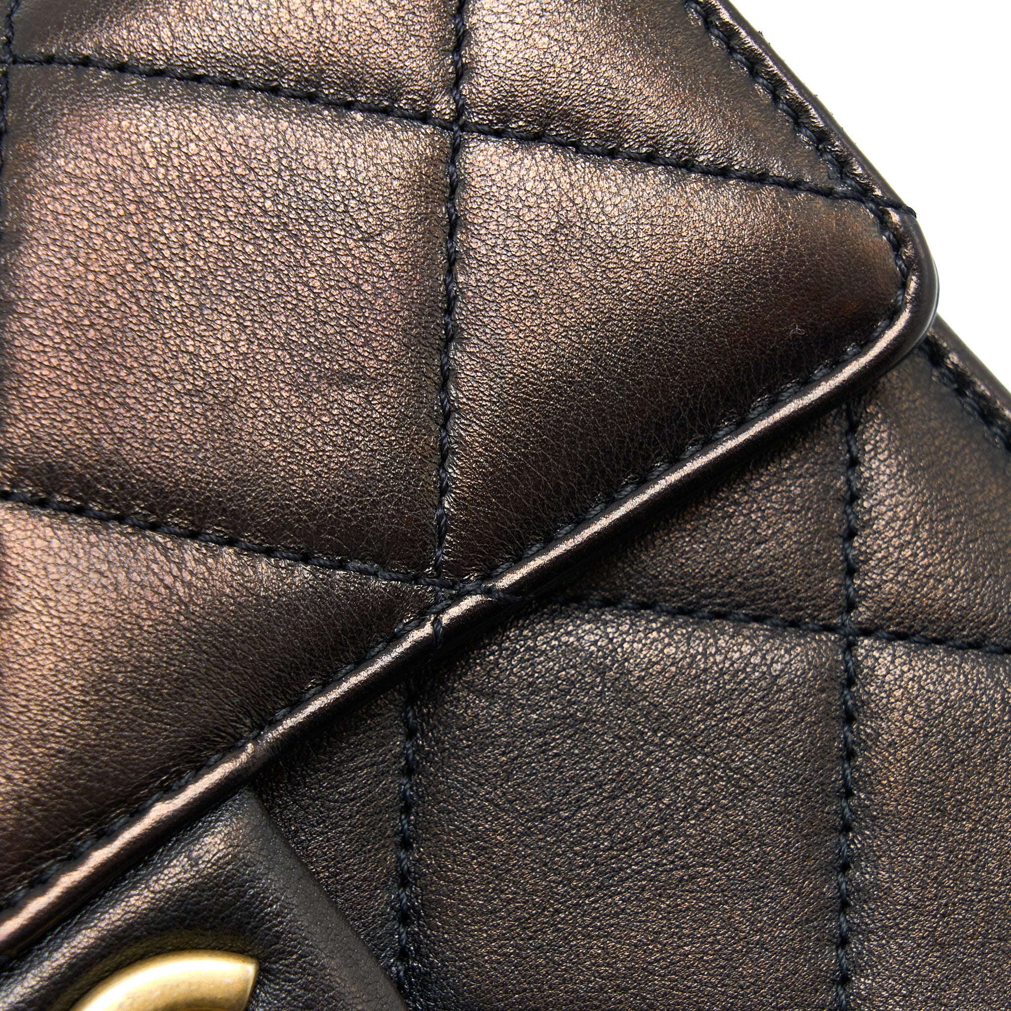 Chanel 21S Moon Messenger Bag Calfskin Black GHW - Image 8
