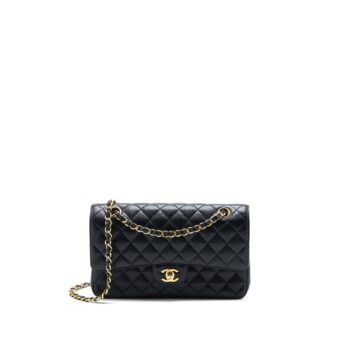Chanel Medium Classic Double Flap Bag Caviar Black GHW