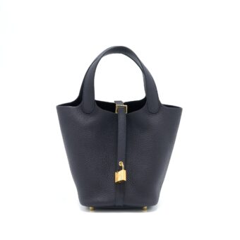 Hermes Picotin 18 Clemence Caban GHW Stamp U