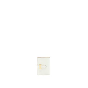 Hermes Bearn Card Holder Mysore Goatskin Mushroom GHW Stamp U