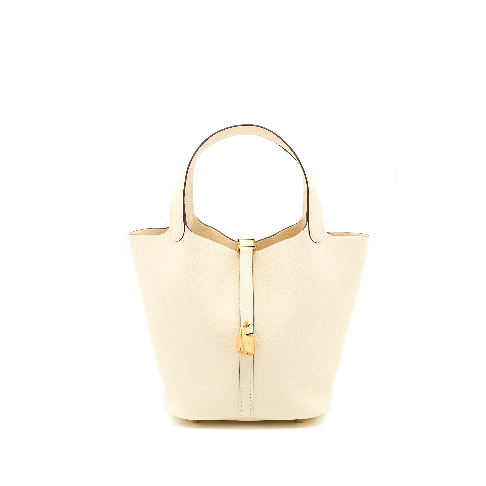 Hermes Picotin 22 Lock Bag Clemence Nata GHW Stamp U