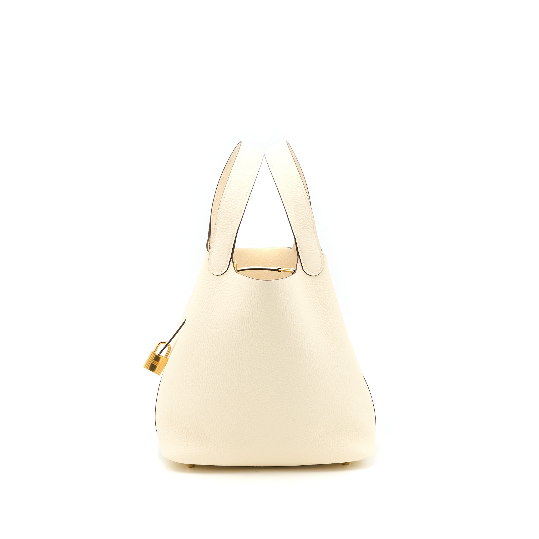 Hermes Picotin 22 Lock Bag Clemence Nata GHW Stamp U - Image 4