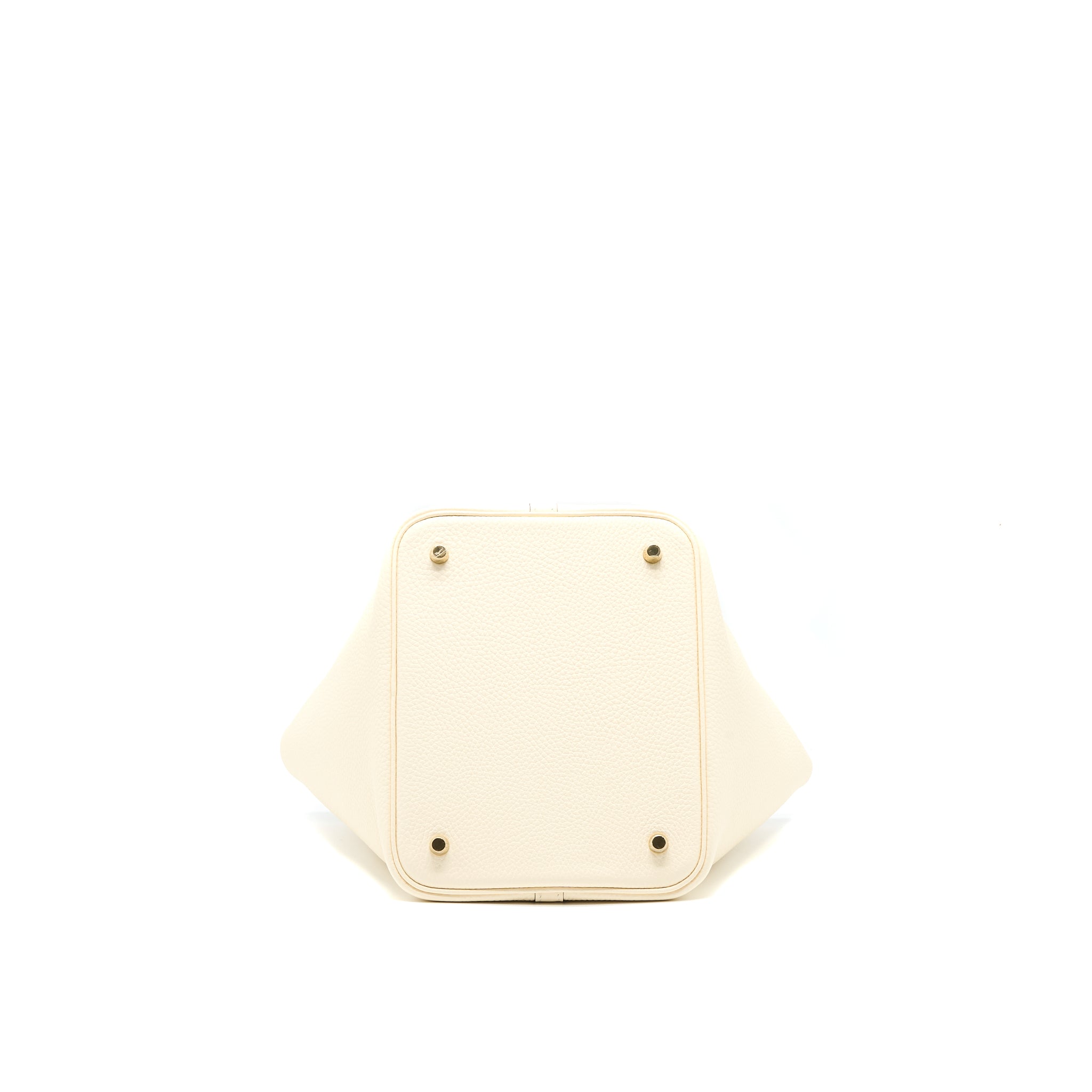 Hermes Picotin 22 Lock Bag Clemence Nata GHW Stamp U - Image 5