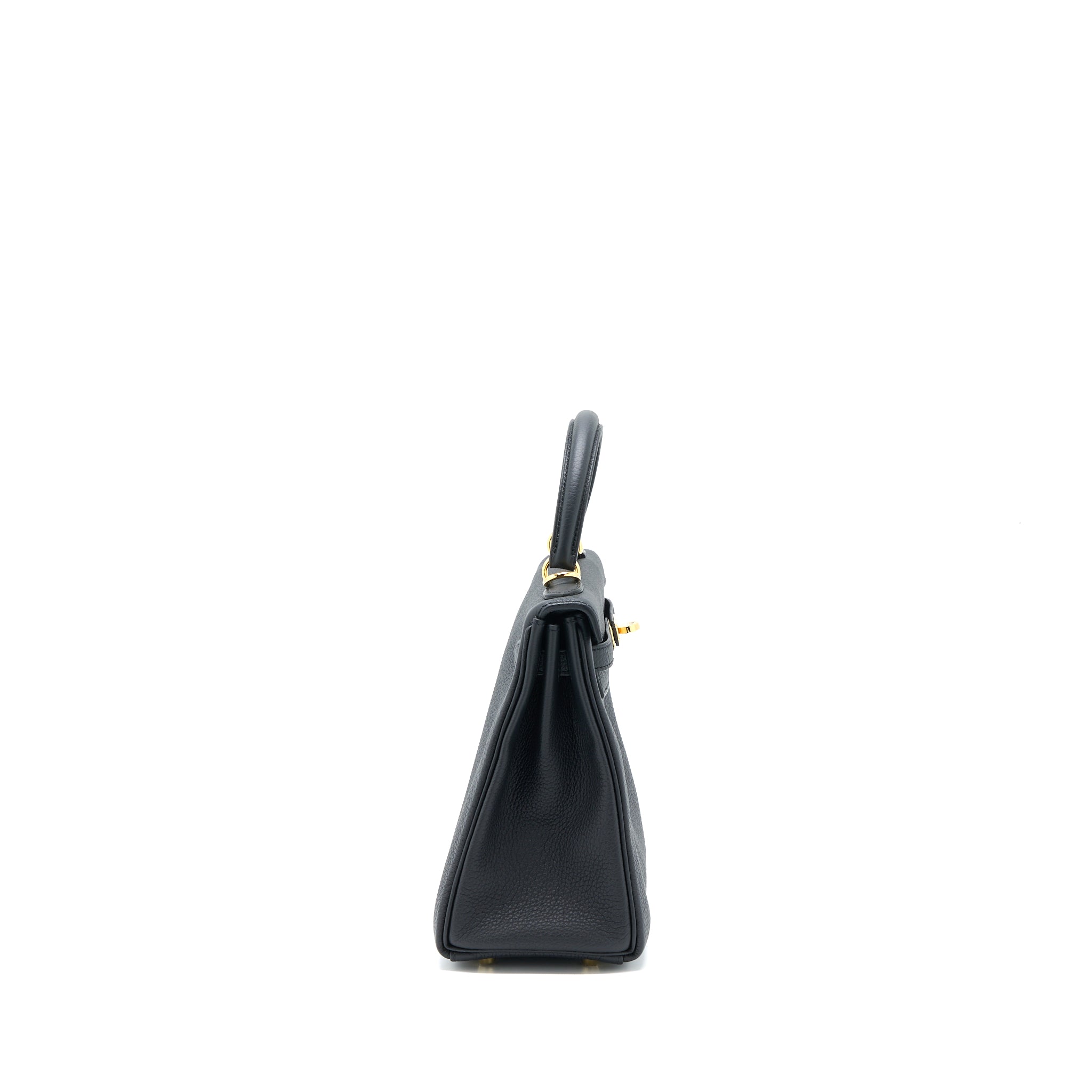 Hermes Kelly 25 Togo Black GHW Stamp U - Image 3