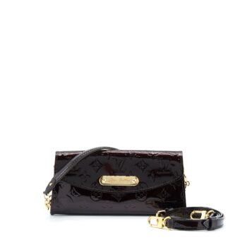 Louis Vuitton Sunset Boulevarde Patent Dark Red GHW