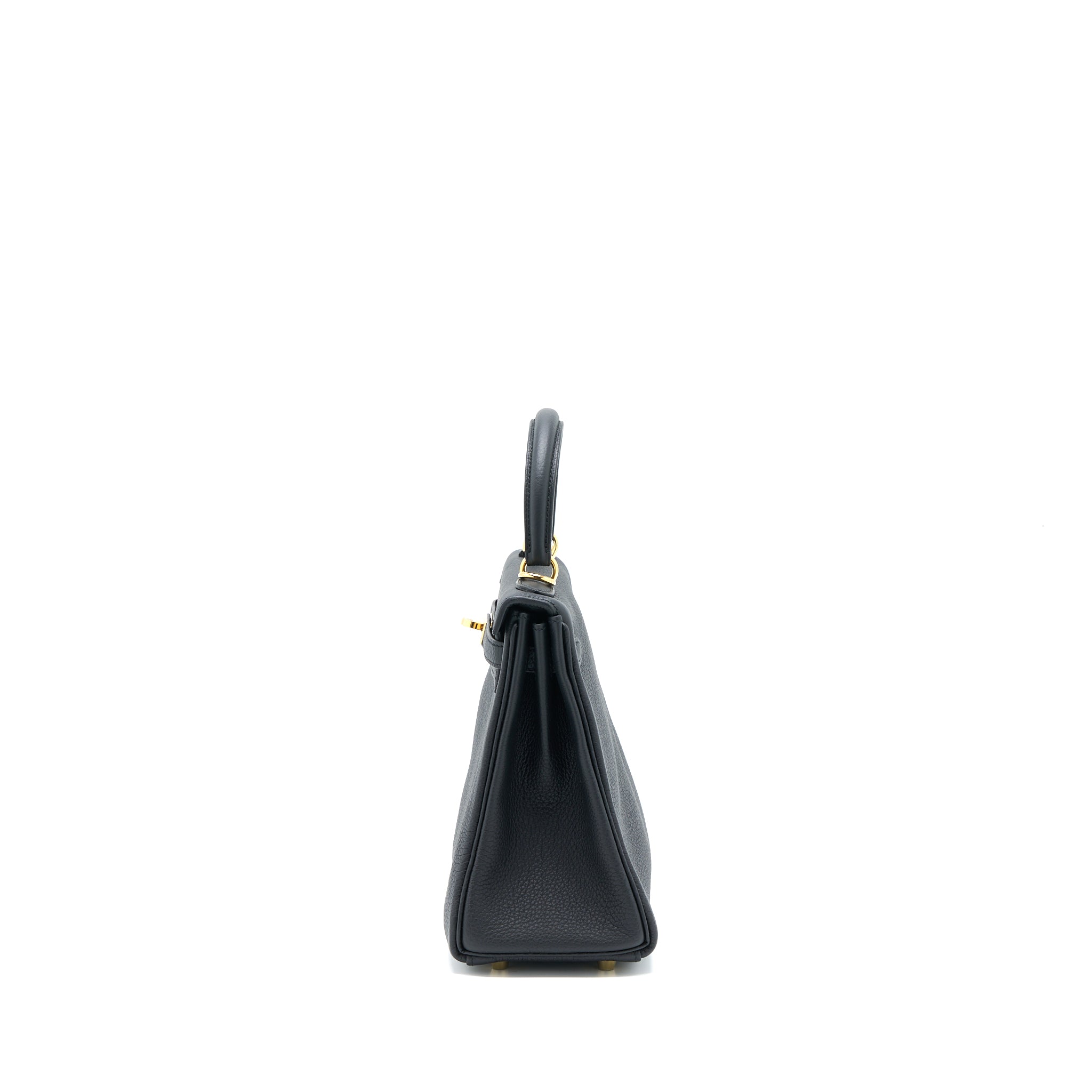 Hermes Kelly 25 Togo Black GHW Stamp U - Image 4