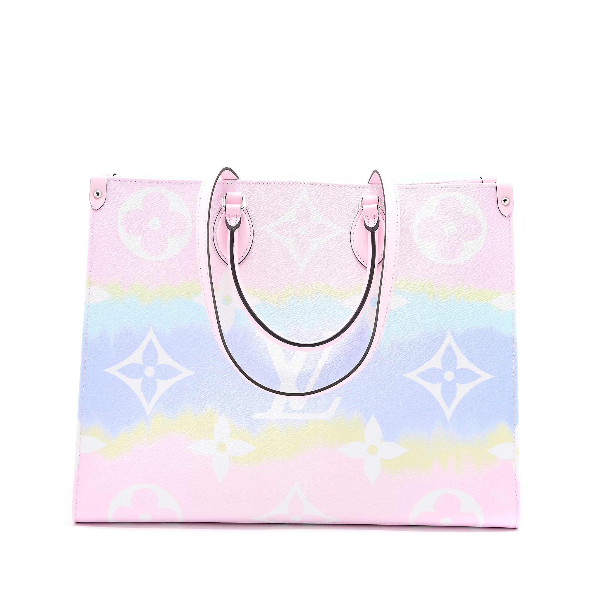 Louis Vuitton Escale OnTheGo GM Tote Bag Pastel Monogram Canvas SHW - Image 2