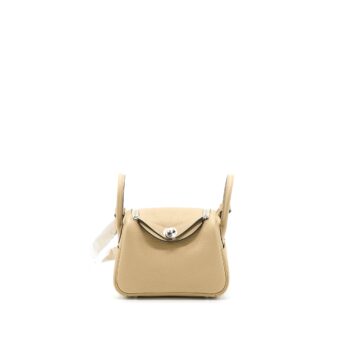 Hermes Mini Lindy Clemence Trench SHW Stamp U