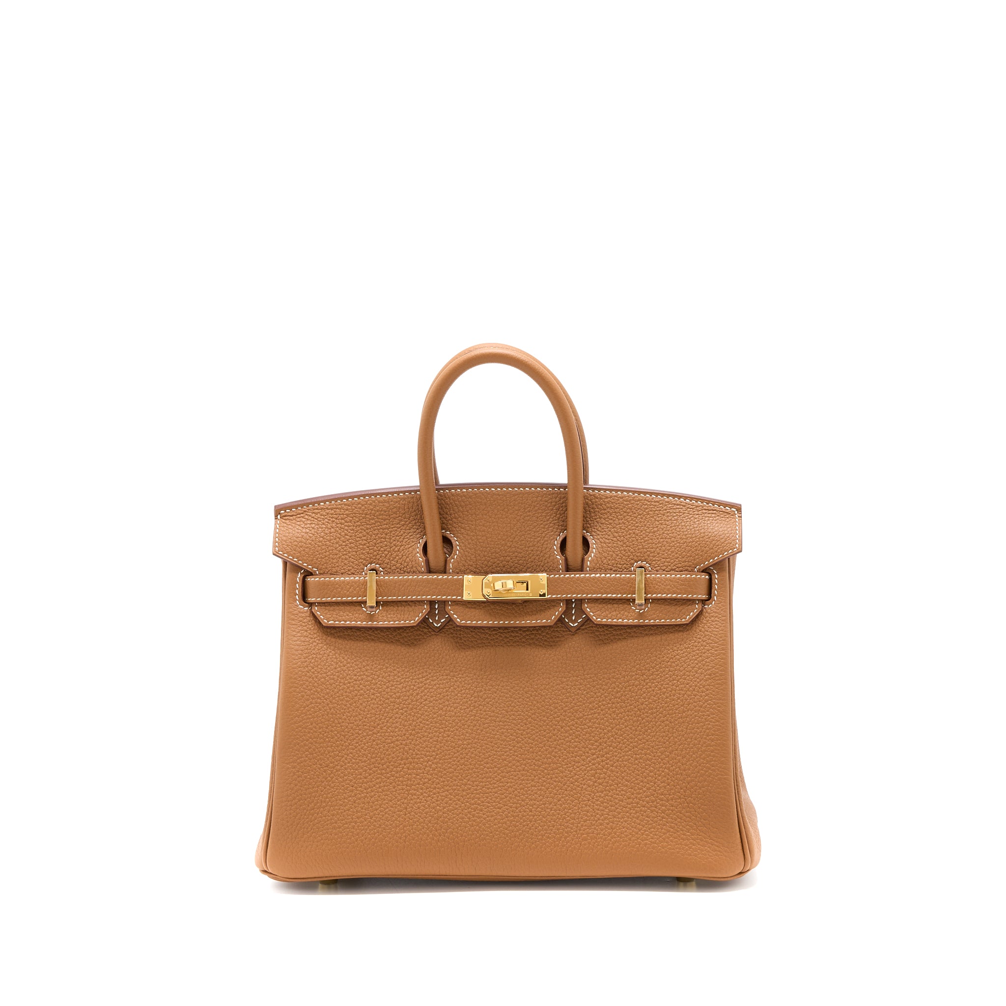 Hermes birkin 25 Togo Gold with GHW Stamp U