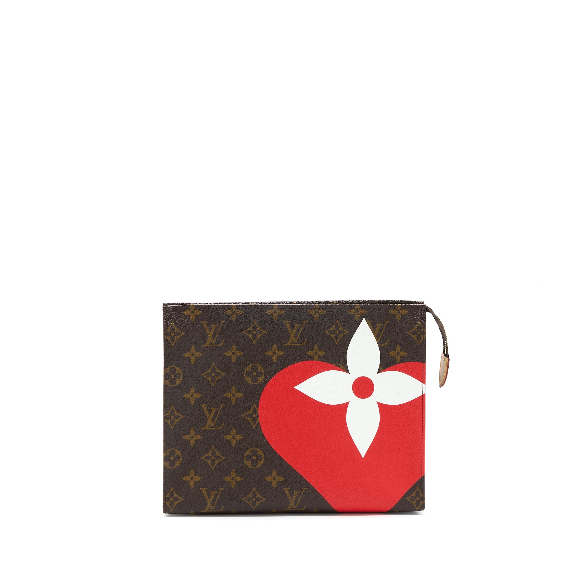 Louis Vuitton Toiletry Pochette 26 Game on Heart Monogram Canvas GHW - Image 2