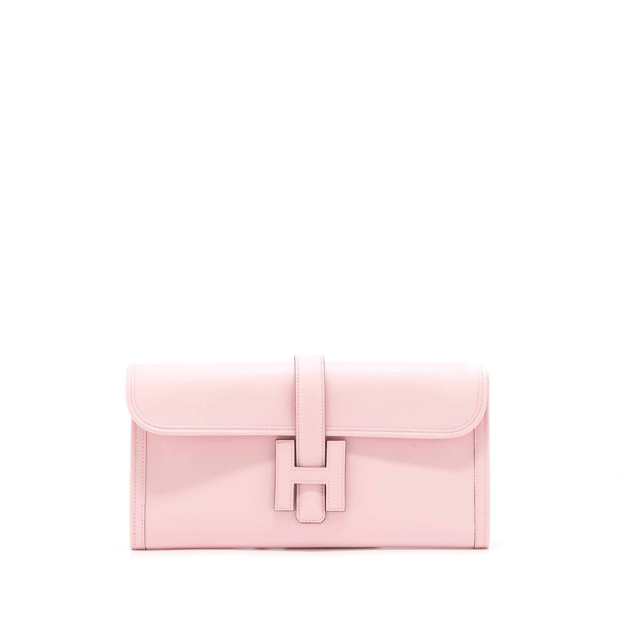 Hermes Jige Elan 29 Clutch Swift Rose Sakura Stamp D