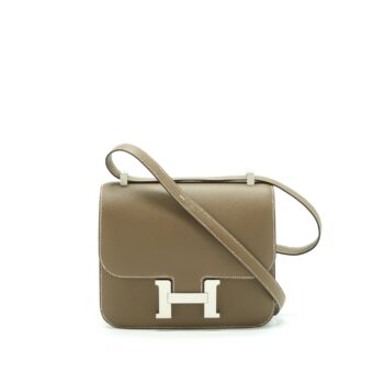 Hermes Constance 24 Epsom Etoupe SHW Stamp Y