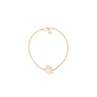 Hermes Finesse Bracelet Rose Gold With Diamonds