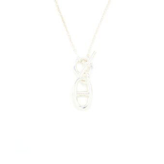 Hermes Chaine D'ancre Pendant Sterling Silver