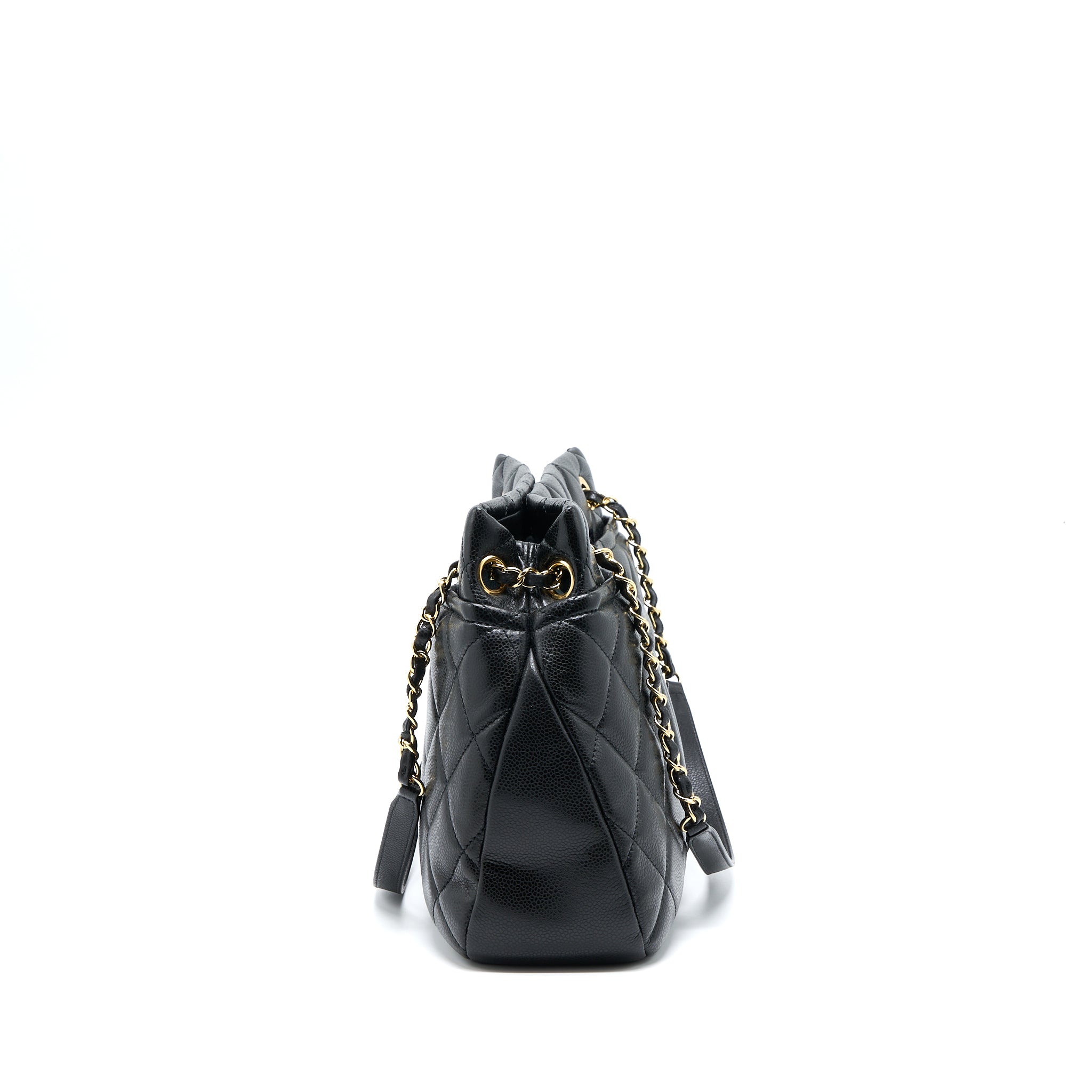 Chanel Matelasse Chain Tote Bag Caviar Black GHW - Image 4