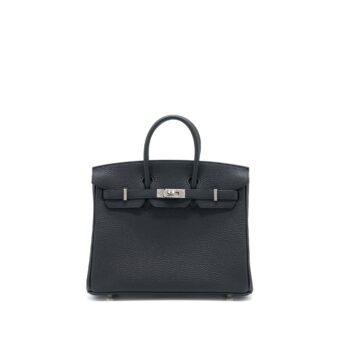 Hermes birkin 25 Togo Black SHW Stamp U