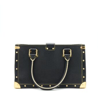 Louis Vuitton Vintage Shoulder Bag Black GHW