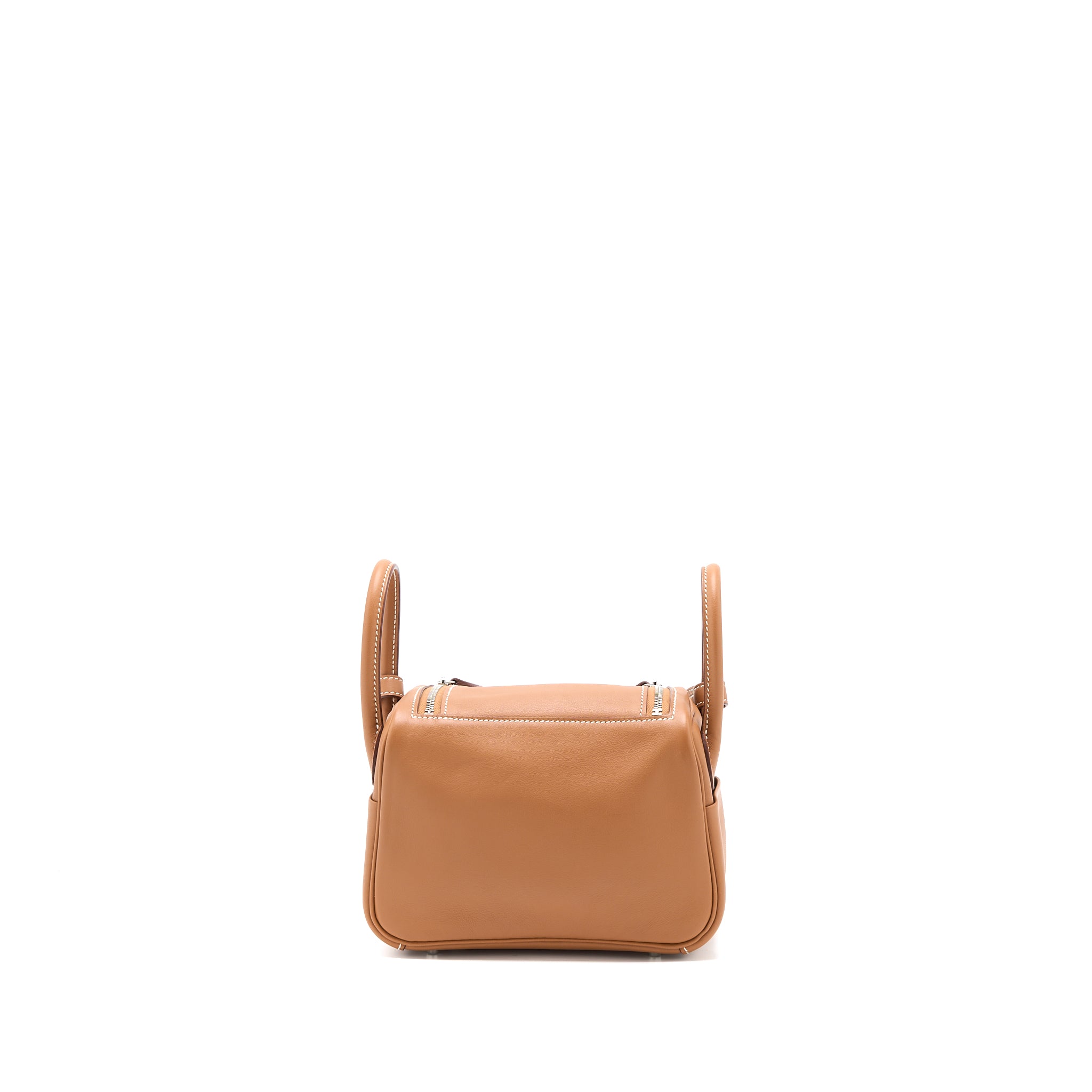 Hermes Mini Lindy Swift Gold/Amber Yellow SHW Stamp Z - Image 2