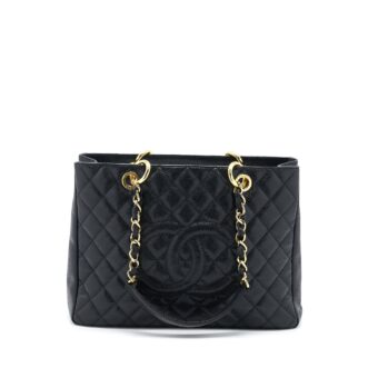 Chanel Grand Shopping Tote / GST Caviar Black GHW