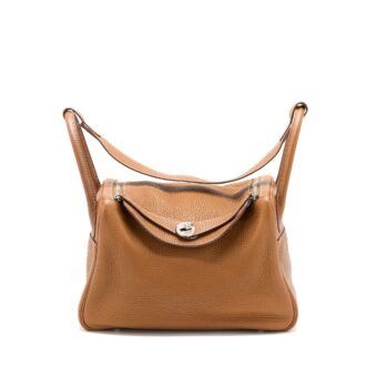 Hermes Lindy 30 Gold Clemence SHW Stamp T