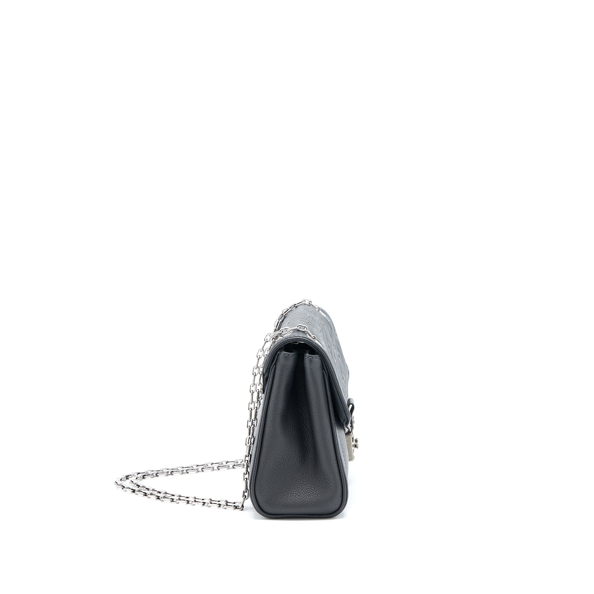 Louis Vuitton Saint Germaine Crossbody Bag Monogram Empreinte Black Brushed SHW - Image 3