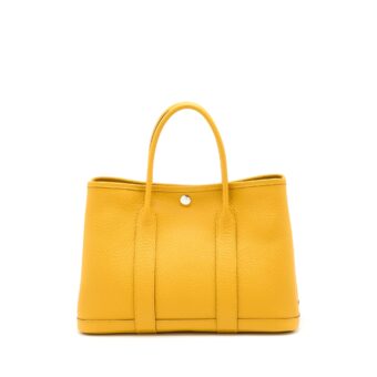 Hermes Garden Party 30 Country Jaune Amber 9D SHW Stamp Y