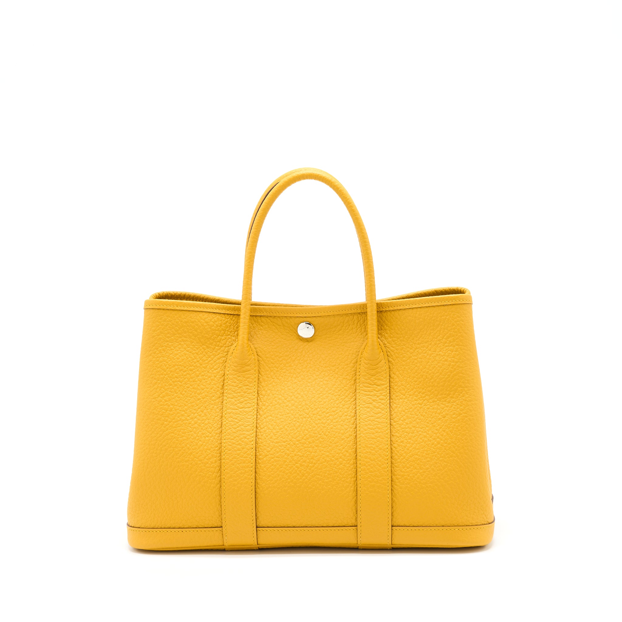 Hermes Garden Party 30 Country Jaune Amber 9D SHW Stamp Y