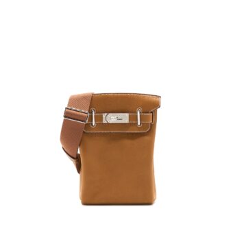 Hermes Hac a Dos PM Backpack Barenia Faubourg 34 Fauve SHW Stamp U