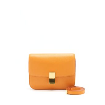 Celine Medium Classic Box Bag Goatskin GHW
