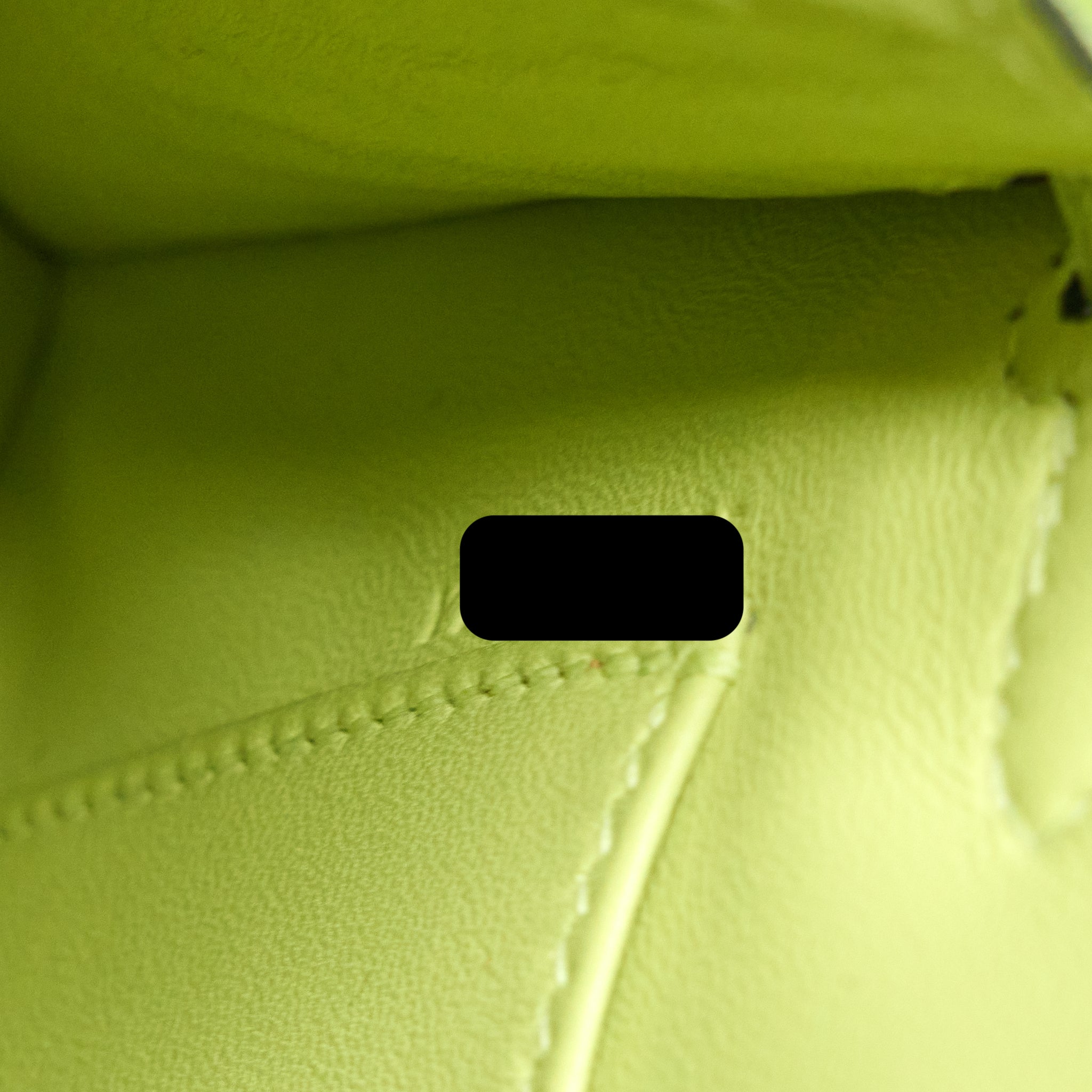 Hermes Mini Kelly II Alligator Mississippiensis R9 Jaune Bourgeon SHW Stamp Y - Image 12