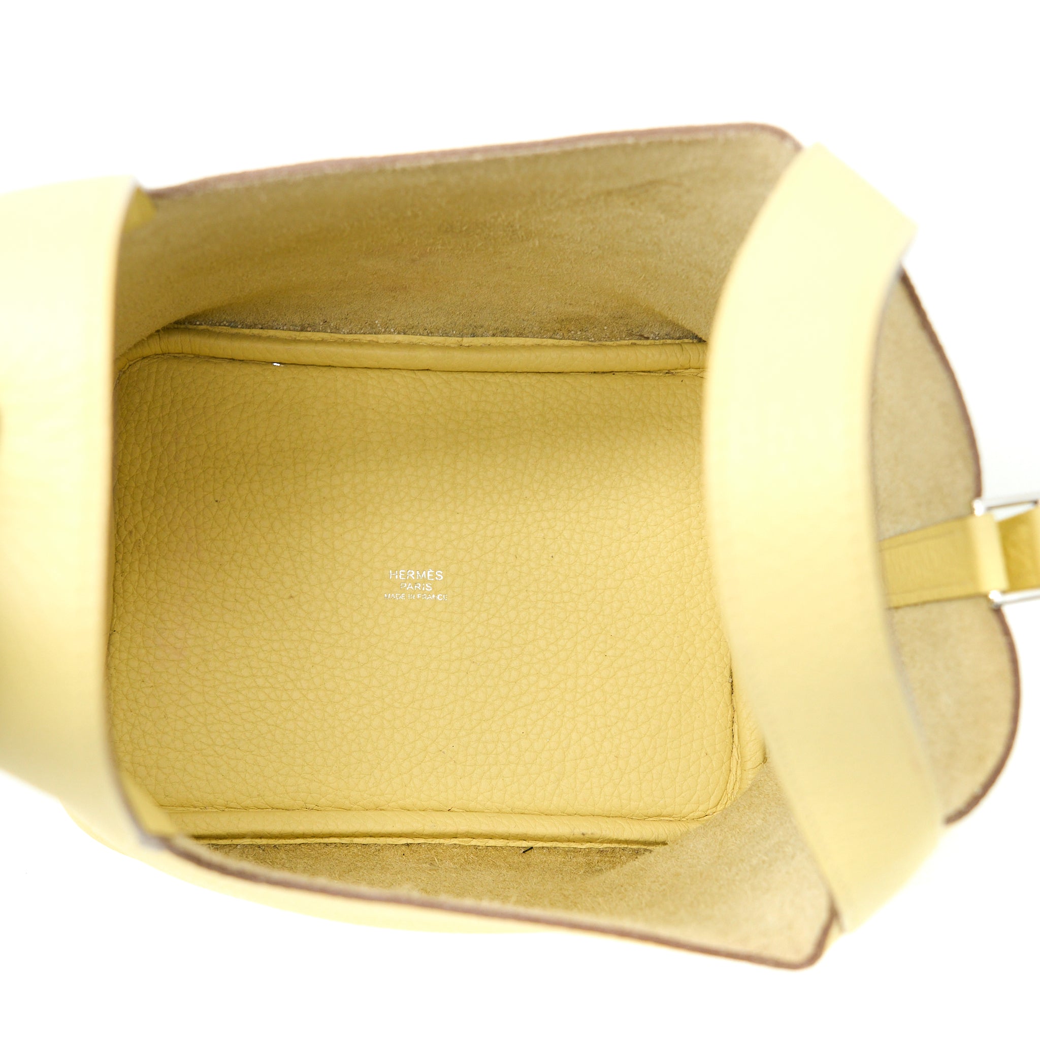 Hermes Picotin 18 Lock Bag Clemence 1Z Jaune Poussin SHW Stamp T - Image 10