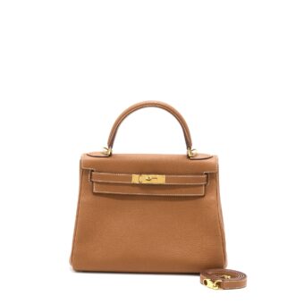 Hermes Kelly 28 Togo Gold GHW Stamp A