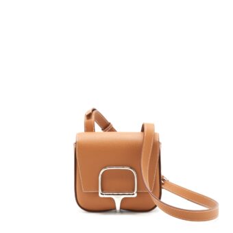Hermes Della Cavalleria Mini Bag Epsom Gold SHW Stamp Z