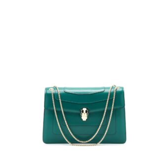 Bvlgari Serpenti Shoulder Bag Green
