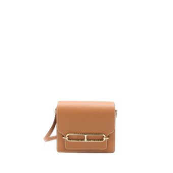 Hermes Mini Roulis Evercolor Gold LGHW Stamp U