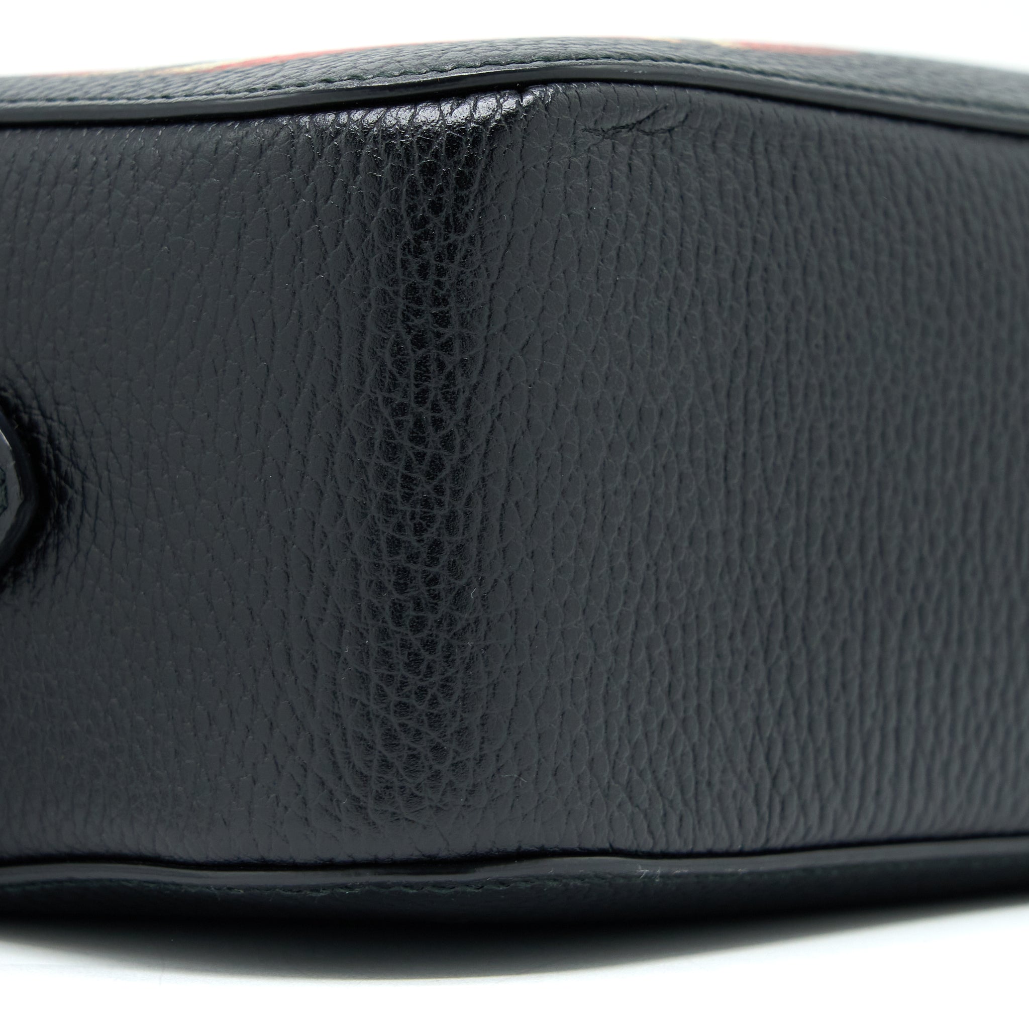 Gucci Snake Printed Camera Bag Calfskin Black GHW - Image 13