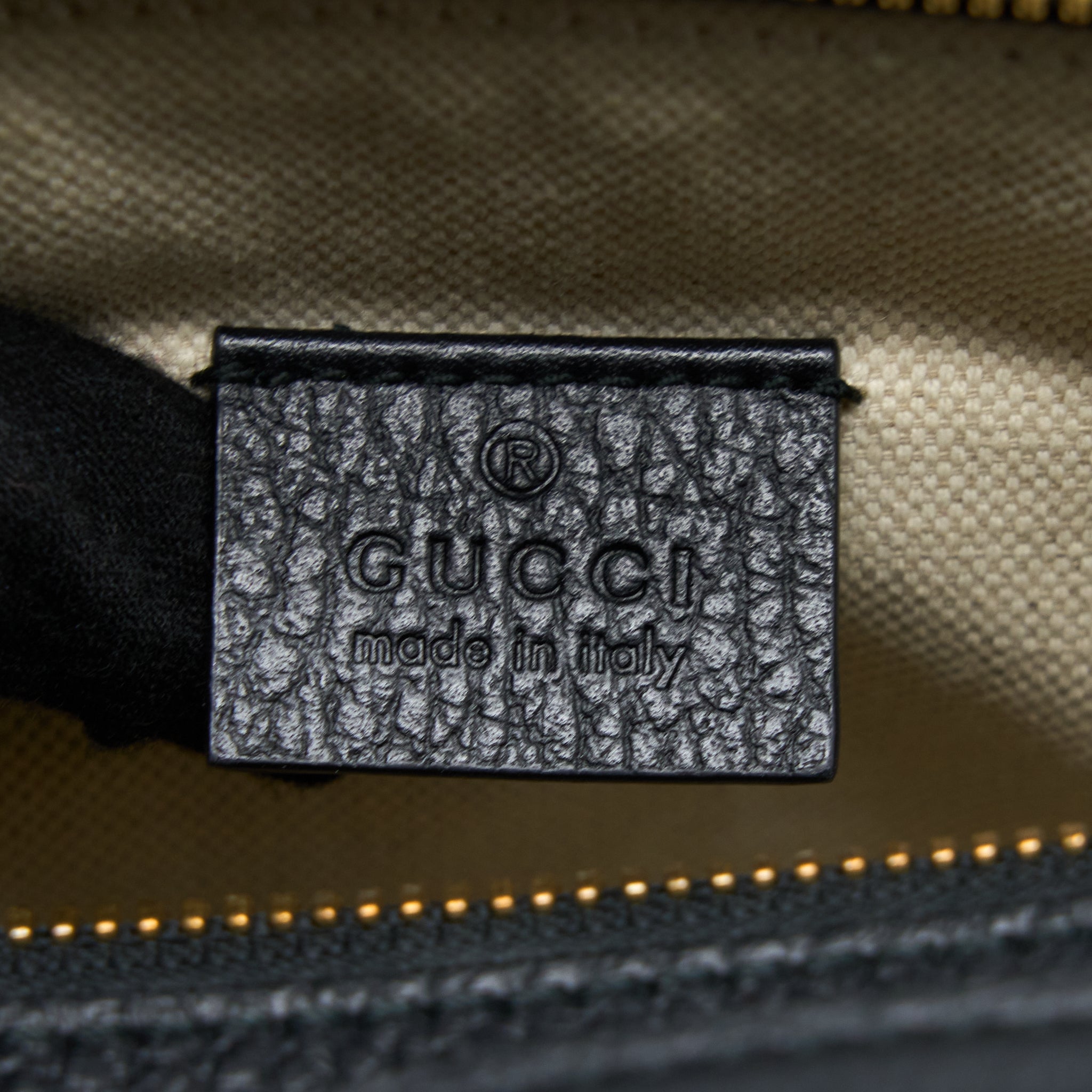 Gucci Snake Printed Camera Bag Calfskin Black GHW - Image 14