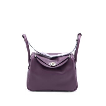 Hermes Lindy 26 Evercolor Cassis SHW Stamp U