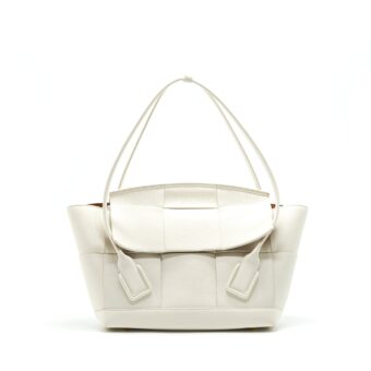 Bottega Veneta Medium Arco Bag White