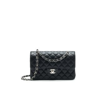 CHANEL CLASSIC SMALL DOUBLE FLAP CAVIAR